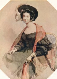 Portret van een dame, ca. 1855