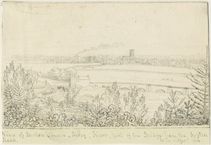 Burton-upon-Trent: pen en inkt tekening