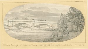 Wolseley Bridge: pen en was tekening, nd [1799-1854]