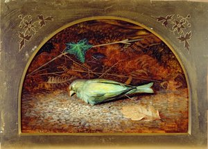 Een Dode Vink door John Atkinson Grimshaw