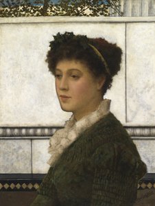Brunetta, 1882 door John Atkinson Grimshaw