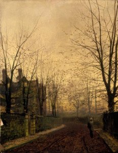 J.A. Grimshaw, Goud van de herfst door John Atkinson Grimshaw