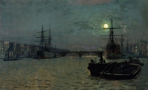 London Bridge - Halve Getij, 1884