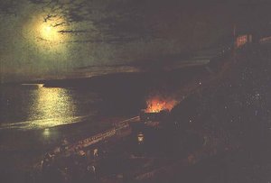 Scarborough: Sic Transit Gloria Mundi door John Atkinson Grimshaw
