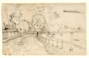 Thames bij Barnes door John Atkinson Grimshaw