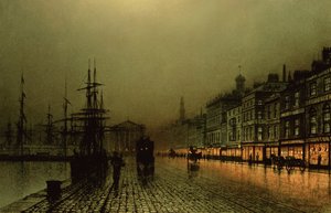 Onbekend schilderij door John Atkinson Grimshaw