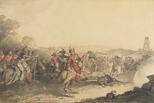De Markies van Anglesea Gewond Terwijl Hij een Charge van Zware Cavalerie Leidde aan het Einde van de Slag bij Waterloo