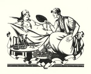 Illustratie voor Don Juan door Lord Byron door John Austen