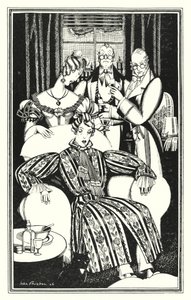 Illustratie voor Don Juan door Lord Byron: Ik weet niet hoe het kwam, maar hij werd ziek