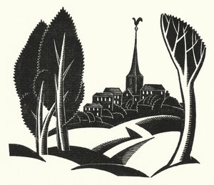 Illustratie voor Madame Bovary door Gustave Flaubert door John Austen