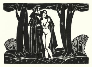 Illustratie voor Madame Bovary door Gustave Flaubert door John Austen