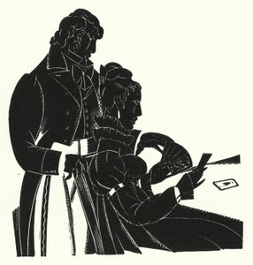 Illustratie voor Madame Bovary door Gustave Flaubert door John Austen