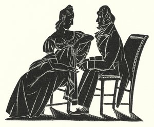 Illustratie voor Madame Bovary door Gustave Flaubert door John Austen