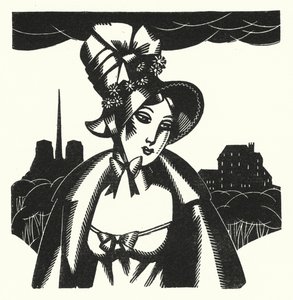 Illustratie voor Madame Bovary door Gustave Flaubert door John Austen