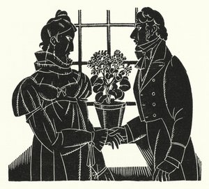 Illustratie voor Madame Bovary door Gustave Flaubert door John Austen