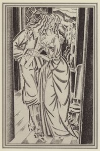 Illustratie voor Moll Flanders door Daniel Defoe door John Austen