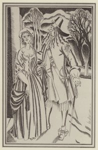 Illustratie voor Moll Flanders door Daniel Defoe door John Austen
