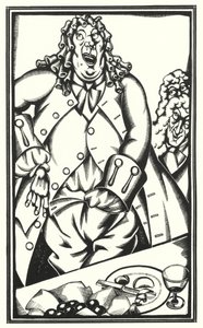 Illustratie voor Tristram Shandy door Laurence Sterne