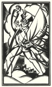 Illustratie voor Tristram Shandy door Laurence Sterne door John Austen