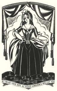Illustratie voor Tristram Shandy door Laurence Sterne door John Austen