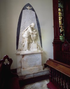Monument voor Rosa Palmer van Rose Hall, 1790 (marmer)
