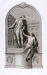 Monument voor Sir Thomas Guy (1645-1724) in Guy