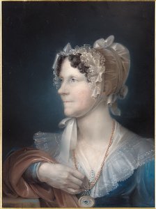 Portret van de vrouw van de kunstenaar door John Bacon