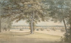 Kirtlington Park, 9 oktober 1783 door John Baptist Malchair