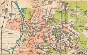 Oxford, 20e eeuw door John Bartholomew