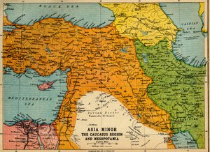 Klein-Azië, de Kaukasus en Mesopotamië, Eerste Wereldoorlog