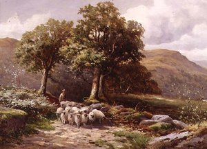 Landschap met een Kudde Schapen