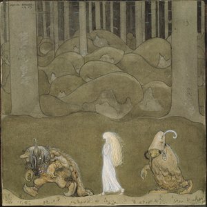 De prinses en de trollen door John Bauer