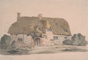 Rieten Huisje bij Henley door John Baverstock Knight