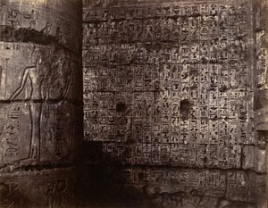 Medinet-Habu, 1854 door John Beasley Greene