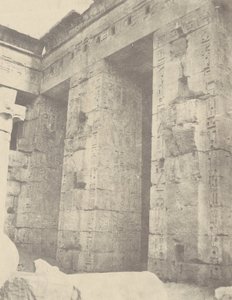 Médinet Habou, Paleis van Ramses II, 2de Hof, Oostzijde door John Beasly Greene