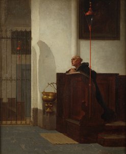Oude kerk, Düsseldorf door John Beaufain Irving