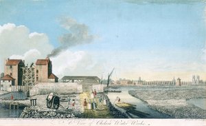 Een Uitzicht op de Chelsea Waterwerken, 1750