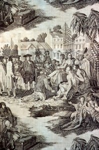 William Penns verdrag met de indianen (meubelstof)