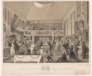 Interieur van de Law Court tijdens de Salisbury Local Exhibition, 1852 door John Brandard
