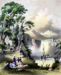 Het Meer van Killarney met de ruïnes van de Innisfallen Abdij, Ierland