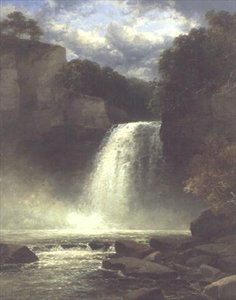 Een Waterval Scene