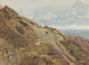 Bonchurch Downs, 1865 door John Brett