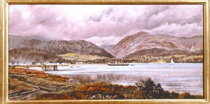 Brodick Pier, 20 augustus 1886 door John Brett