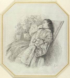 Georgina Hannay, 1859 door John Brett