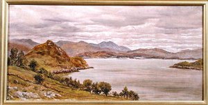 Uitzicht op Loch Corrie, 27 augustus 1885 door John Brett