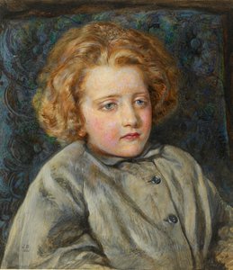 Portret van Laura Theresa Epps Lady Alma-Tadema als kind