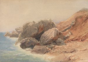 Studie van Rotsen door John Brett