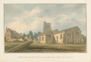 Buckinghamshire - Chenies Kerk en Resten van het Landhuis