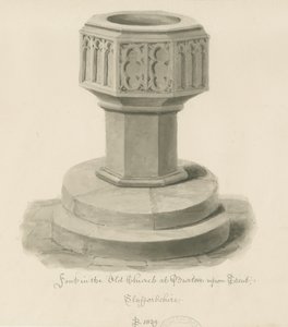 Burton-upon-Trent - Doopvont in de Oude Kerk