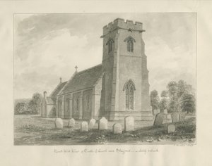 Kerk van Castle Church door John Buckler